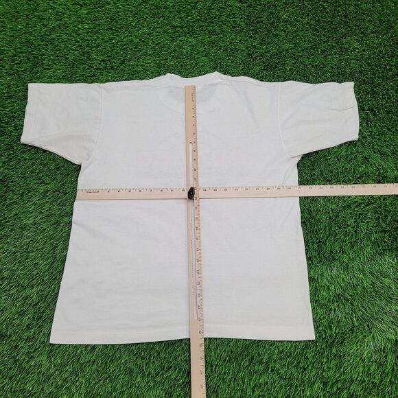 Vintage Braces Shirt Womens Large 21x25 White USA - Picture 6 of 14